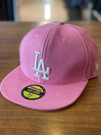 LA Lakers Pembe Hiphop Snapback Rapper Basket Cap Şapka