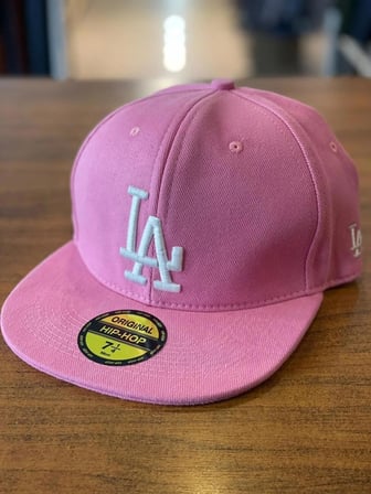 LA Lakers Pembe Hiphop Snapback Rapper Basket Cap Şapka