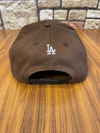 LA Los Angeles Nakış Kahverengi Hip Hop Snapback Rapper Cap Şapka