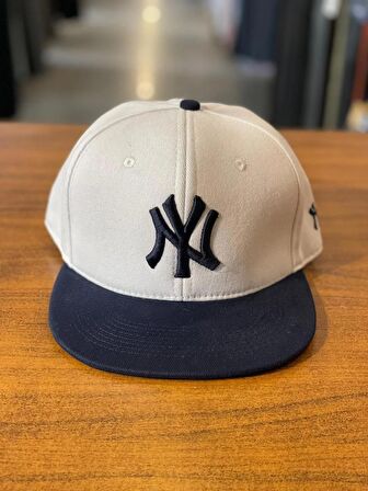 NY Yankees Beyaz Renk Hiphop Snapback Rapper Basket Cap Şapka