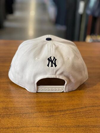 NY Yankees Beyaz Renk Hiphop Snapback Rapper Basket Cap Şapka