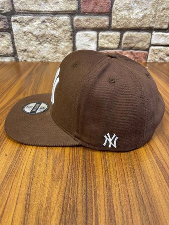 NY Newyork Kahverengi Hiphop Snapback Rapper Basket Baseball Drip Cap Şapka