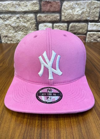 NY New York Nakış Hiphop Snapback Rapper Pembe Baseball Şapka Cap