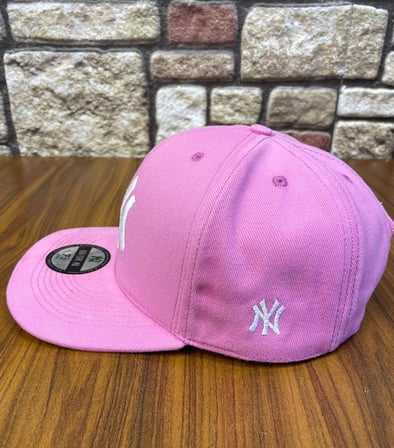 NY New York Nakış Hiphop Snapback Rapper Pembe Baseball Şapka Cap