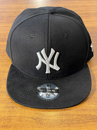 NY Yankees Unisex Pamuklu Siyah Renk Hip Hop Snapback Rapper Basket Cap Şapka