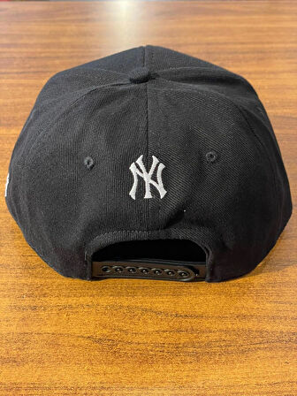 NY Yankees Unisex Pamuklu Siyah Renk Hip Hop Snapback Rapper Basket Cap Şapka