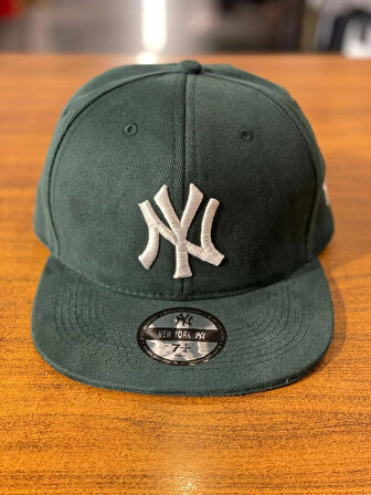 NY Yankees Nakışlı Yeşil Renk Hip Hop Snapback Rapper Basket Cap Şapka