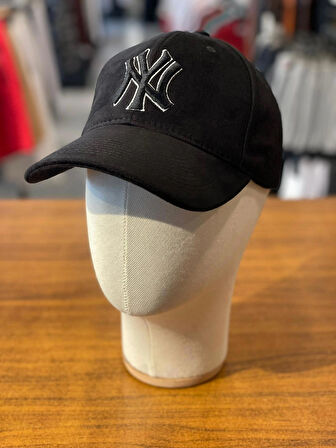 NY Yankees Trucker Beyzbol Siyah Renk Kışlık Kumaş Pamuklu Cap Şapka