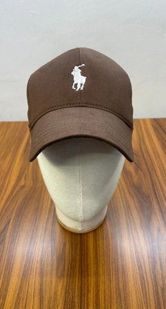 Polo Nakışlı Kahverengi Unisex Beyzbol Cap Şapka