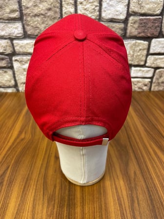 Polo Nakışlı Kırmızı Unisex Beyzbol Şapka Cap