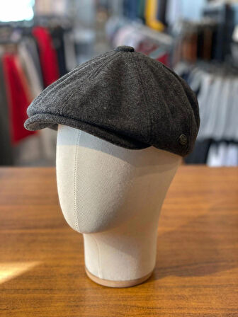 Peaky Blinders İngiliz Beckham Model Düğmeli Parçalı Kaşe Kasket
