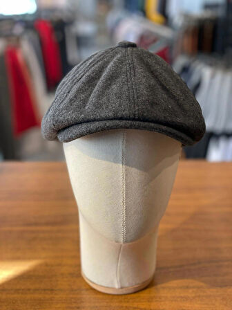 Peaky Blinders İngiliz Beckham Model Düğmeli Parçalı Kaşe Kasket