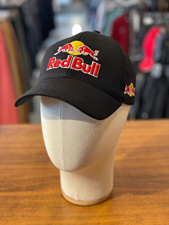 RedBull Nakışlı Trucker Model Pamuklu Unisex Siyah Renk Cap Şapka