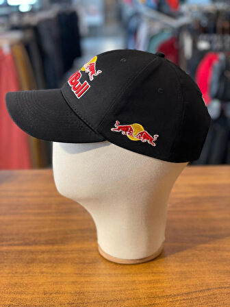 RedBull Nakışlı Trucker Model Pamuklu Unisex Siyah Renk Cap Şapka