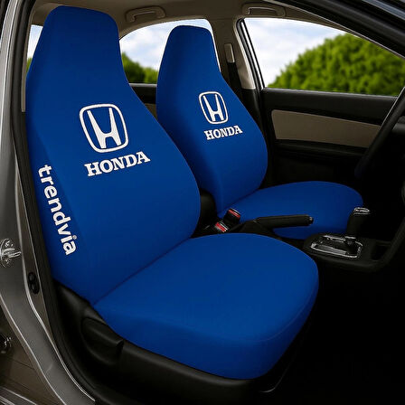 Mavi Renk Honda Uyumlu Araba Koltuk Kılıfı Takımı – Penye Kumaş Ön Arka Servis Kılıfı Seti