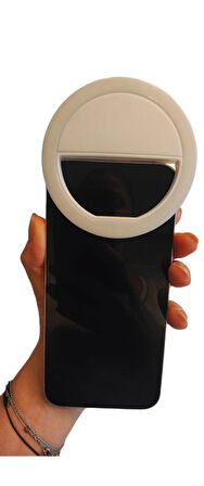 LED IŞIKLI 3 KADEMELİ KLİPSLİ TELEFON IŞIĞI (MİNİ LED RING LIGHT)