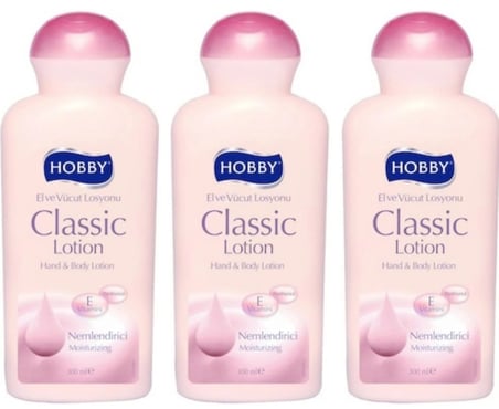 Hobby Classic Nemlendirici El ve Vücut Losyonu 3 x 300 ML