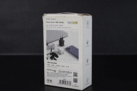 Konfulon GaN 30W Type-C PD Hızlı Şarj Adaptörü 