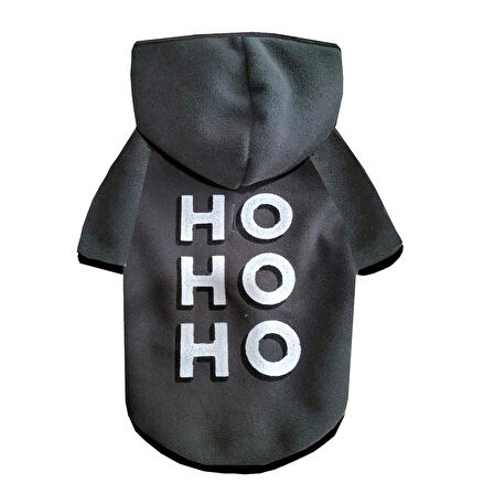 Alphadog Hohoho Gri Polarlı Küçük Irk Köpek Sweatshirtü