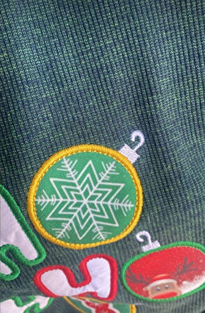 Gedyco Hohoho Yeşil Küçük Irk Köpek Likralı Sweatshirt