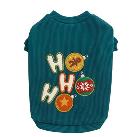 Gedyco Hohoho Yeşil Küçük Irk Köpek Likralı Sweatshirt