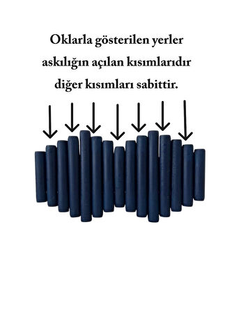 Homdep Duvar Askılığı Elbise Askılığı Portmanto Duvara Monte Askılık Bohem Model Okyanus
