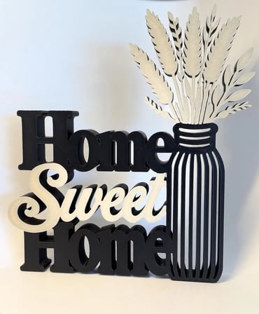 Home Sweet Home Dekoratif Ev Süsü | Modern Masaüstü ve Raf Dekoru