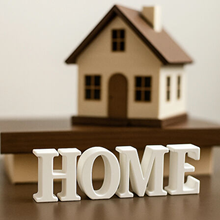 Home Yazılı Dekoratif Biblo Ve Masaüstü Dekor 13 x 4 Cm Küçük Boy