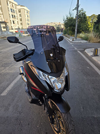 MOTOCAM Honda NC 750 D İntegra Siperlik Ön Cam 2014-2020 Model 68cm Siyah Renkli 4mm