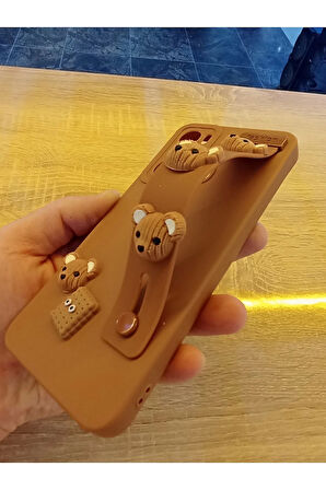 Infinix Hot 20 Uyumlu Bobby Kapak El Tutmalı Kamera Korumalı Kılıf
