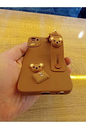 Infinix Hot 20 Uyumlu Bobby Kapak El Tutmalı Kamera Korumalı Kılıf