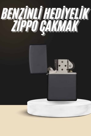 Erkeklere Özel Hediyelik Eşya  Metalik Benzinli Çakmak Doldurulabilir