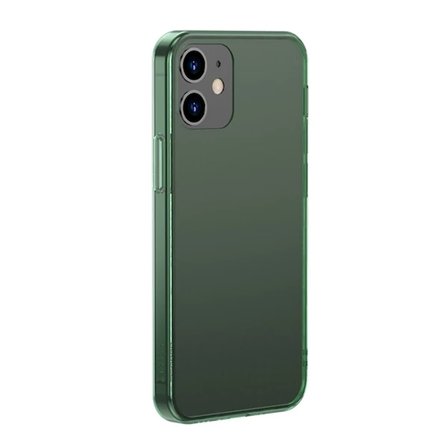 Baseus Frosted Glass iPhone 12 -12 Pro 6.1inch Shockproof Koruyucu Kılıf-(5775)