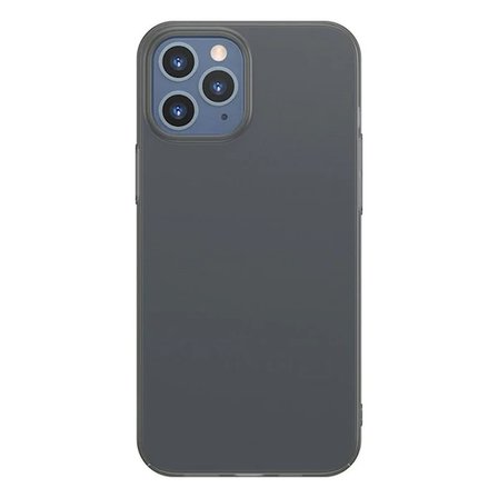 Baseus İPhone 12 Pro Max 6.7 Comfort İnce Şeffaf Kılıf Matte PP Kılıf-(5775)