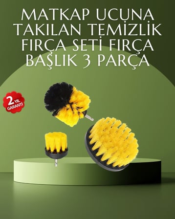 Matkap Ucu Temizlik Fırçası Seti Ev ve Araç İçin