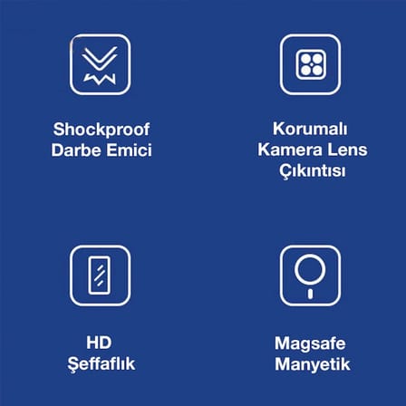 ALLY iPhone 13 Pro Max Magsafe Uyumlu Manyetik Kılıf Silikon Kılıf-(5775)