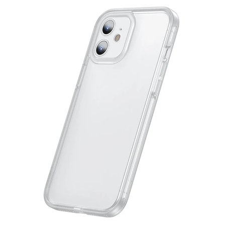 Baseus iPhone 12 Mini Kamera Lens Koruyuculu Frame Kılıf-(5775)