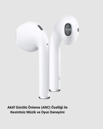 Aktif Gürültü Önlemeli RGB Işıklı Kablosuz Kulak Üstü Kulaklık