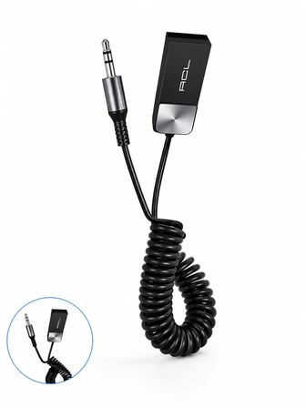 USB AUX Bluetooth Adaptörü Kablosuz Ses Aktarım Cihazı