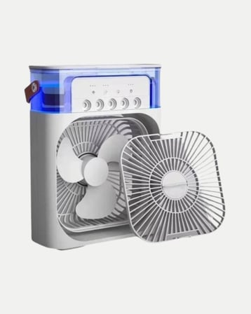 Taşınabilir Mini Klima Fan 3’Ü 1 Arada Soğutucu Nemlendirici Ve Gece Lambası