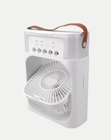 Taşınabilir Mini Klima Fan 3’Ü 1 Arada Soğutucu Nemlendirici Ve Gece Lambası