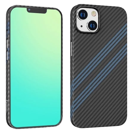 Hoco iPhone 14 6.1 Kılıf Kevlar Texture Darbe Emici Telefon Kılıfı-(5775)