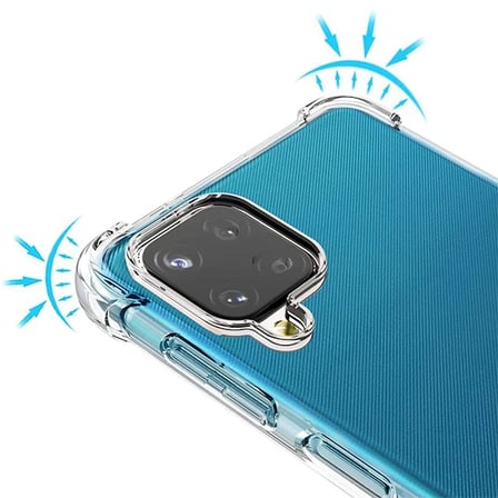 SM Galaxy A12 - M12 Anti-Drop Shockproof Darbe Emici Silikon Kılıf-(5775)