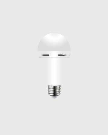 30W Şarjlı LED Ampul E27 Duy %80 Enerji Tasarruflu Soğuk Beyaz