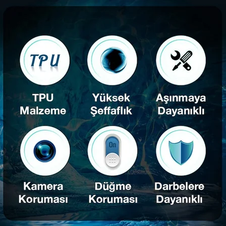 Ally SM Galaxy S22 Plus Kılıf Kamera Korumalı Ultra İnce Şeffaf Silikon Kılıf-(5775)
