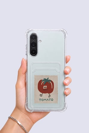 Samsung Galaxy A56 Kartlıklı Tomato Desenli Kılıf