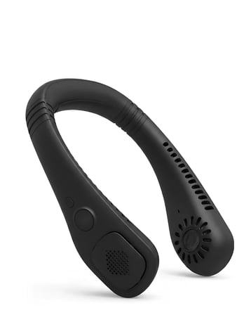 USB Şarjlı 360 Derece Serinlik Sunan Taşınabilir Boyun Fanı
