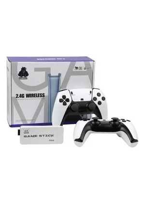 Çift Oyun Kollu 4K HD Ekran Nostaljik 20.000 Oyunlu Beyaz Game Stick
