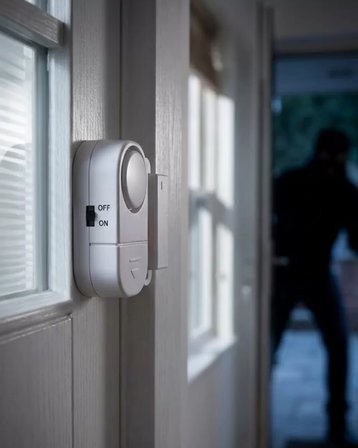 Kapı ve Pencere Güvenlik Alarmı 90 dB Sesli Manyetik Sensörlü Taşınabilir