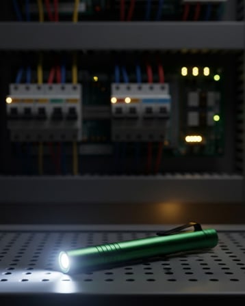 Çok Amaçlı LED Işıklı Kalem Fener Günlük ve Teknik Kullanım İçin İdeal